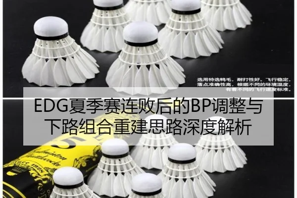 EDG夏季赛连败后的BP调整与下路组合重建思路深度解析
